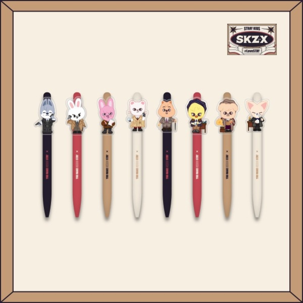 Kpop Stray Kids #Lovestay: SKZOO Merch Character Gel Pens
